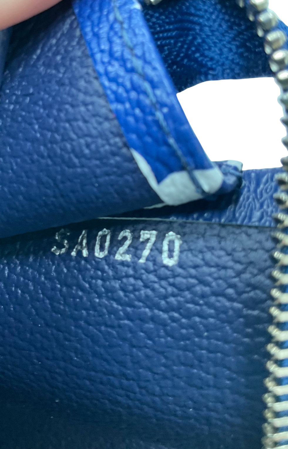 Louis Vuitton Blue 2020 Monogram Escale Pouch 26 Clutch