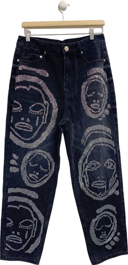 Patrick Church Black Face Art Jeans UK W30