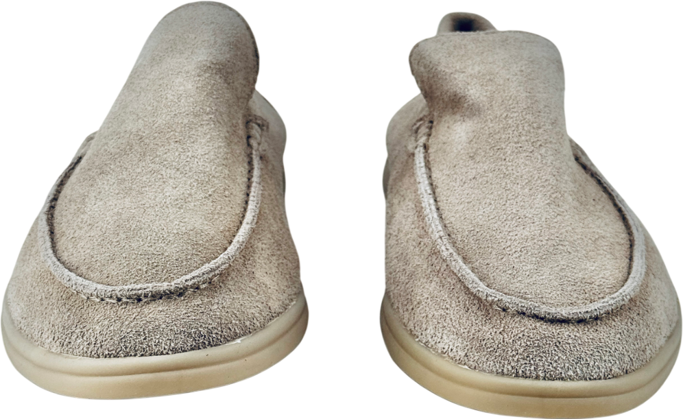 PARIJAN Beige Monaco Old Money Suede Loafers UK 11 EU 45 👞