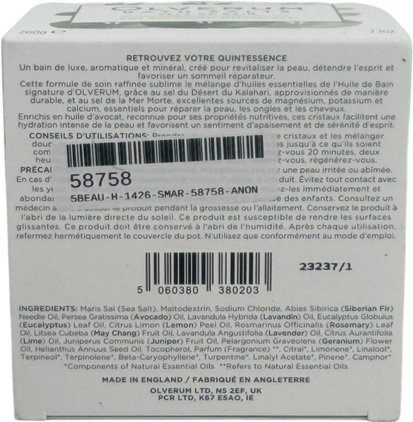 Olverum Bath Salts 200g