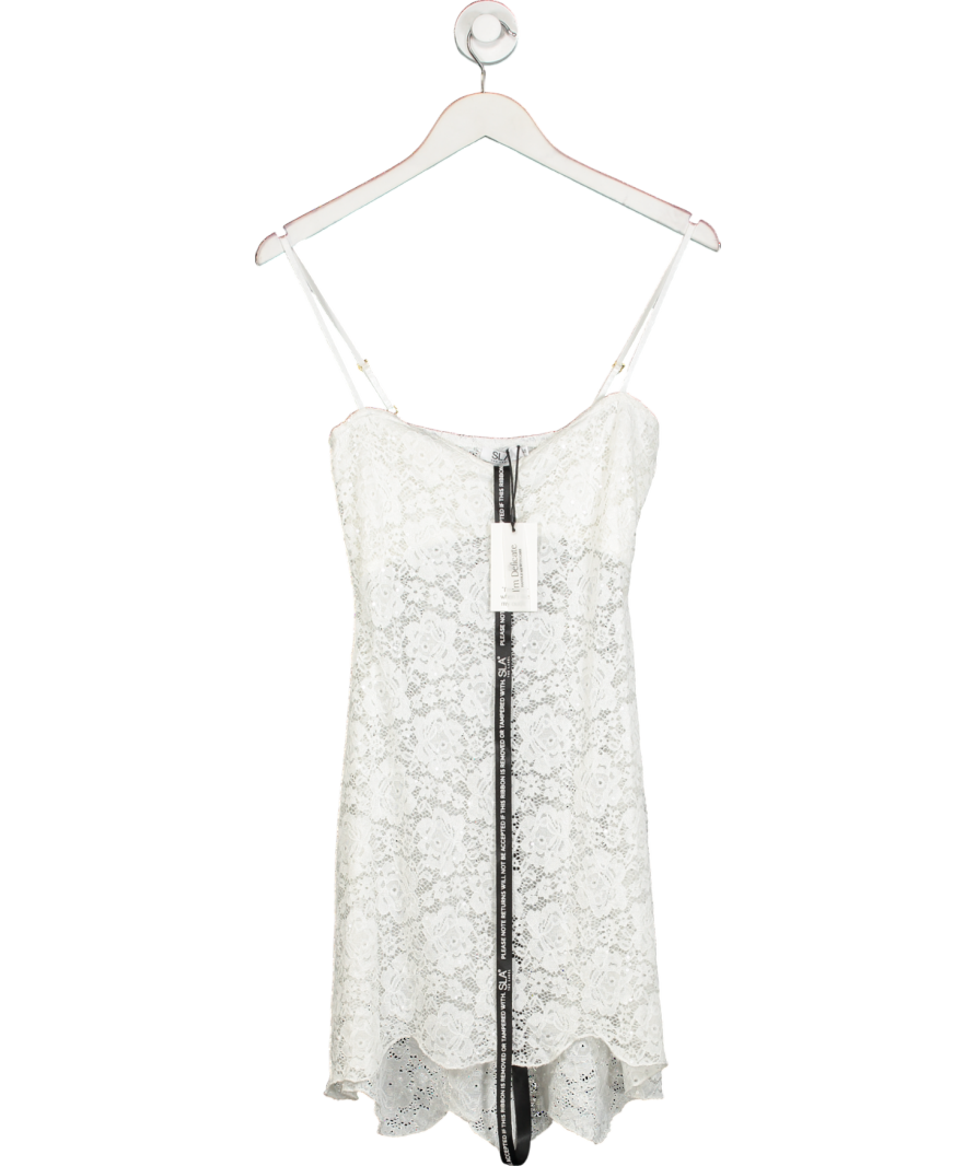 SLA the label White Lila Mini Dress UK S