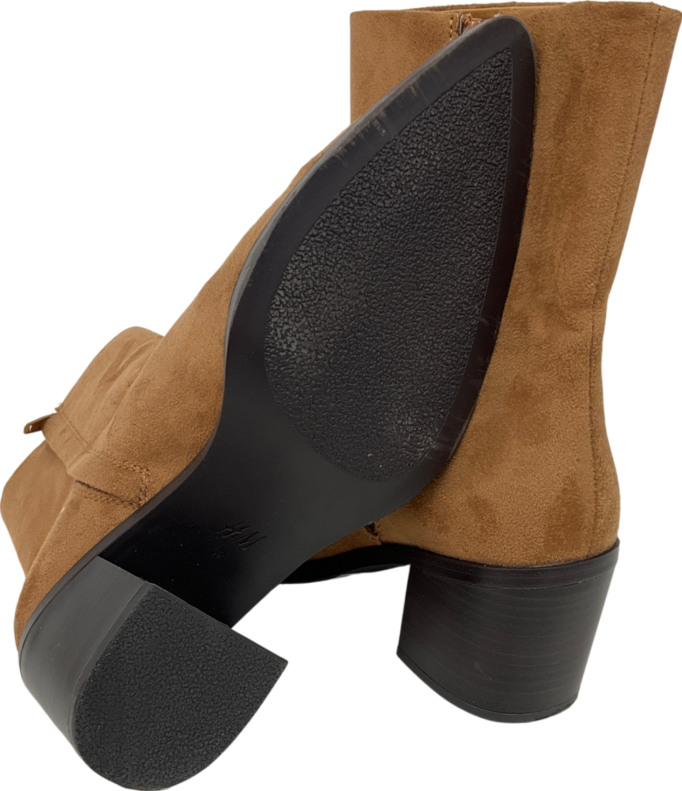 H&M Brown Pointed Ankle Boot UK 6 EU 39 👠