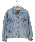 LEVI'S Blue Vintage Distressed Classic Denim Jacket UK XL