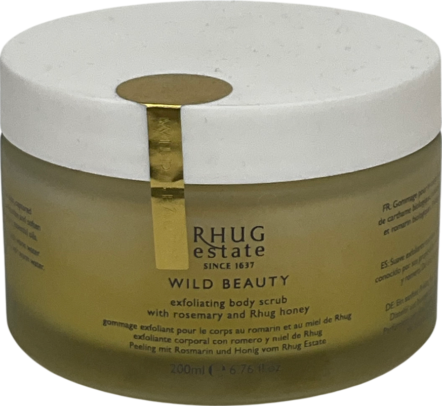 rhug Rosemary & Honey Exfoliating Body Scrub 200ml