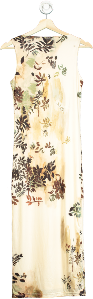 With Jean Multicolour Floral Maxi Dress UK XS