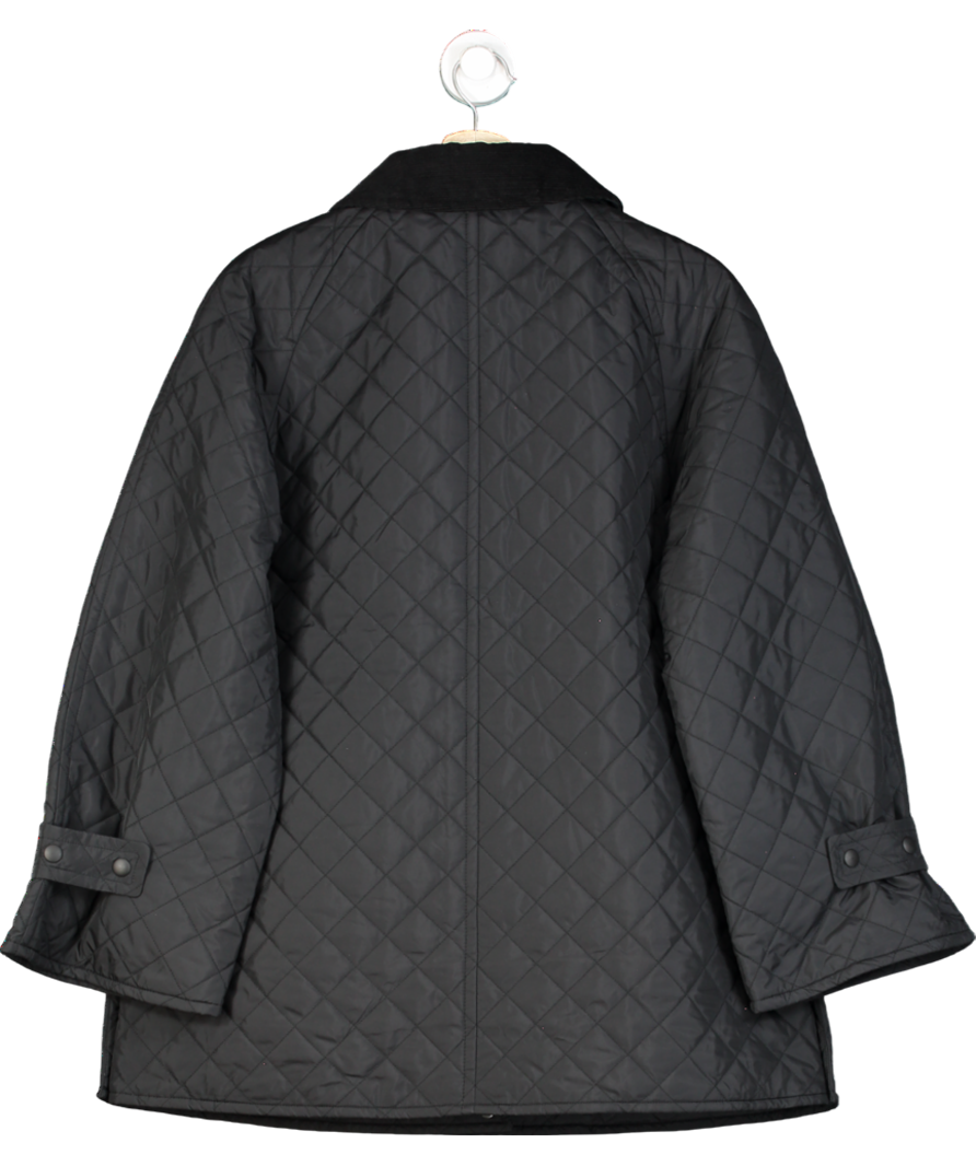 Arket Black Quilted Barn Jacket UK 8