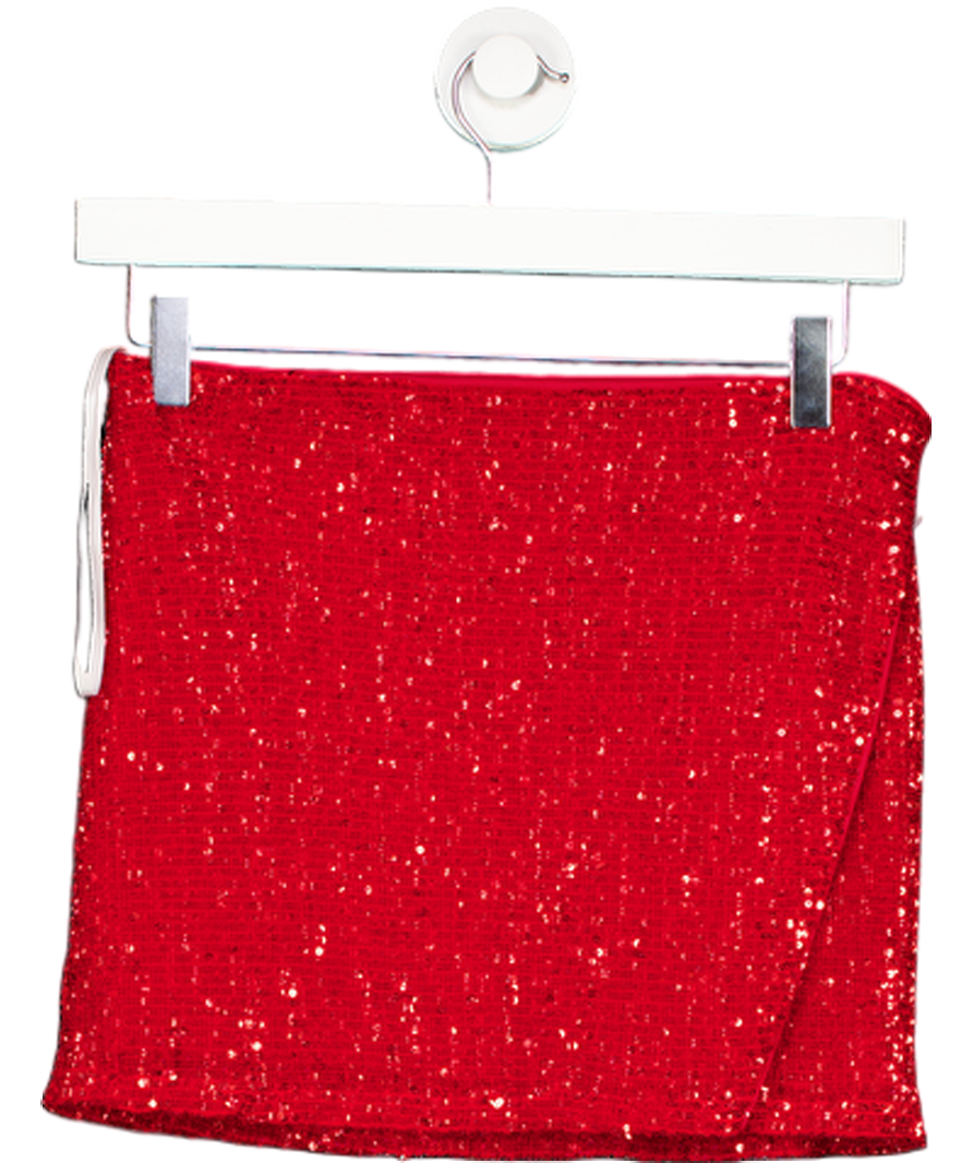 Lovers and Friends Red Selma Mini Skirt UK XS