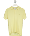 Lacoste Yellow Classic Fit L.12.12 Original Piqué Polo Shirt UK XS