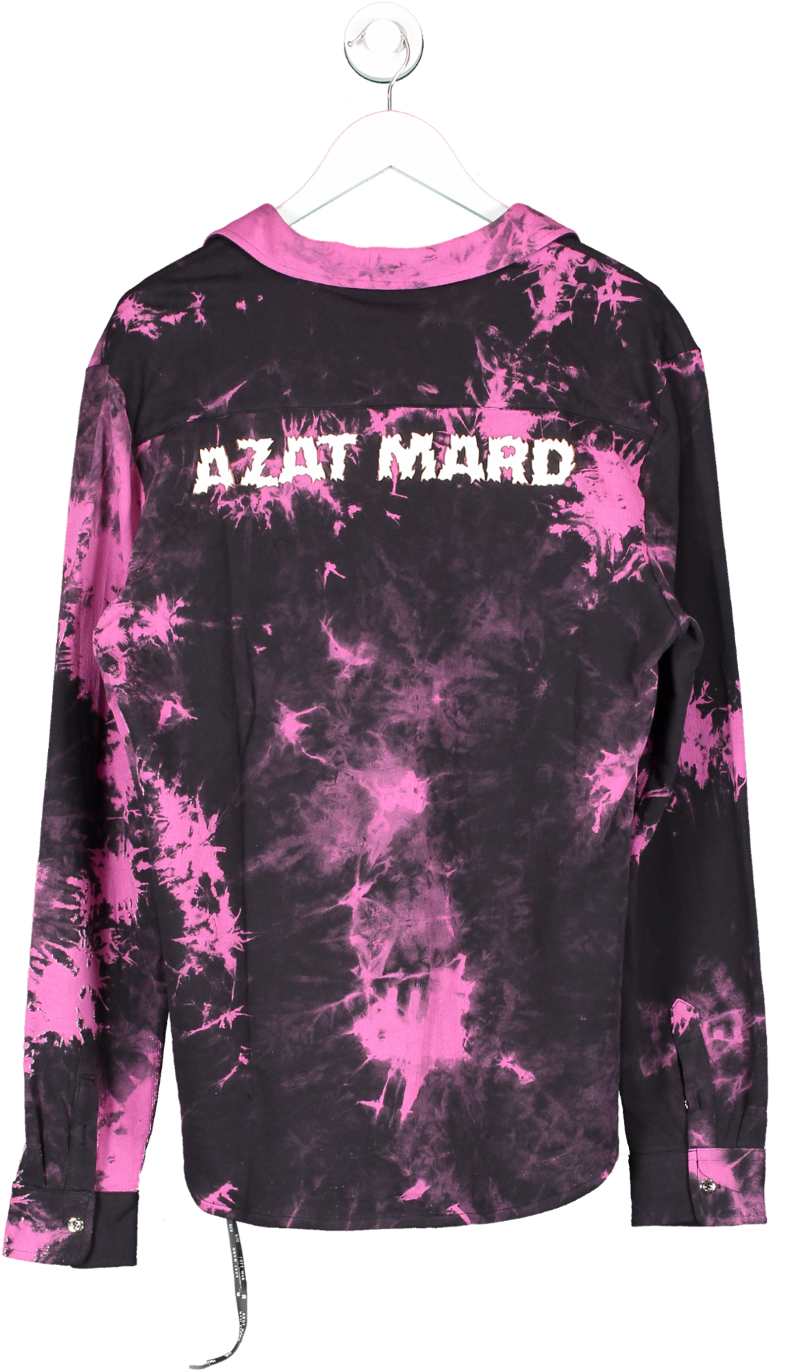 Azat Mard Pink Tie Dye Shirt UK L