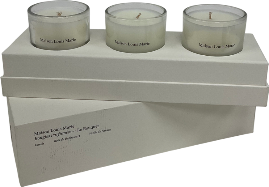 maison marie Cream Mini Scented Candles Gift Set Of 3 One Size
