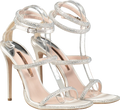 SOPHIA WEBSTER White Callista Crystal-embellished Heeled Sandals UK 5 EU 38