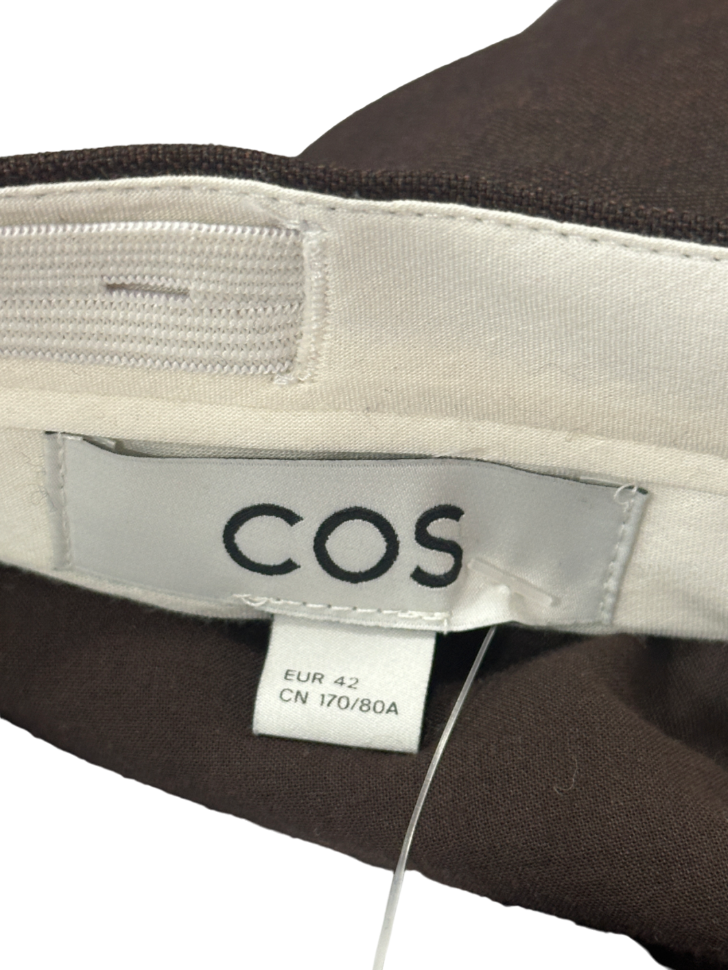 COS Brown Wool Trousers EU 42 UK 14