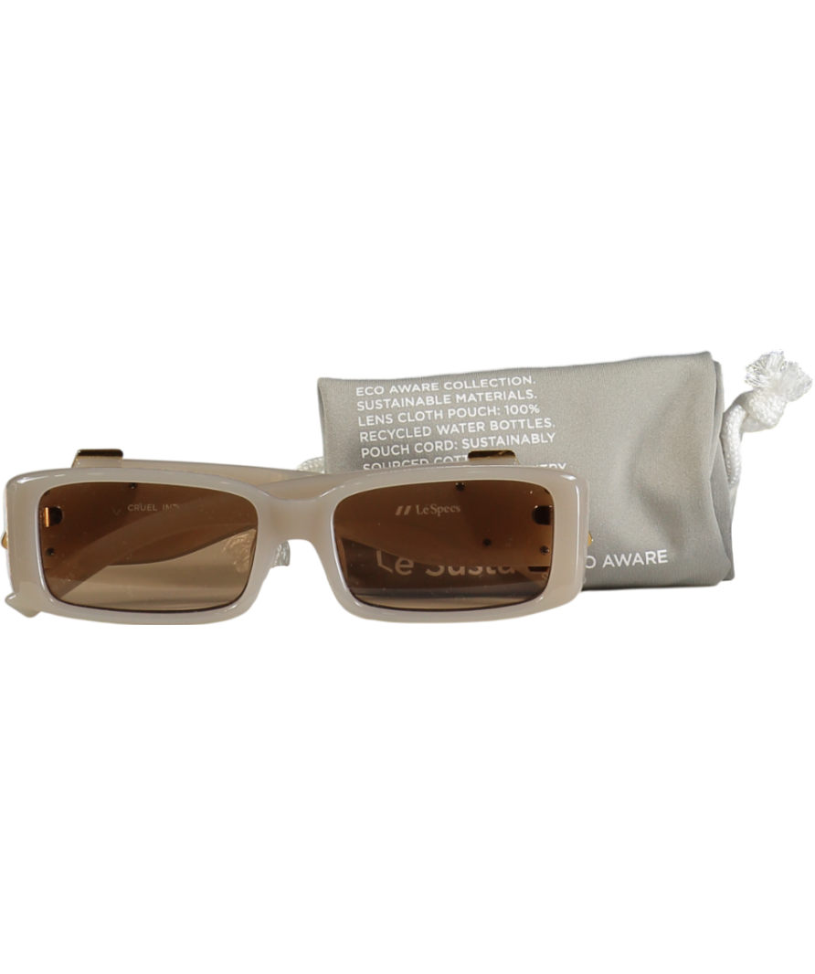 Le Specs Beige Cruel Intentions Sunglasses