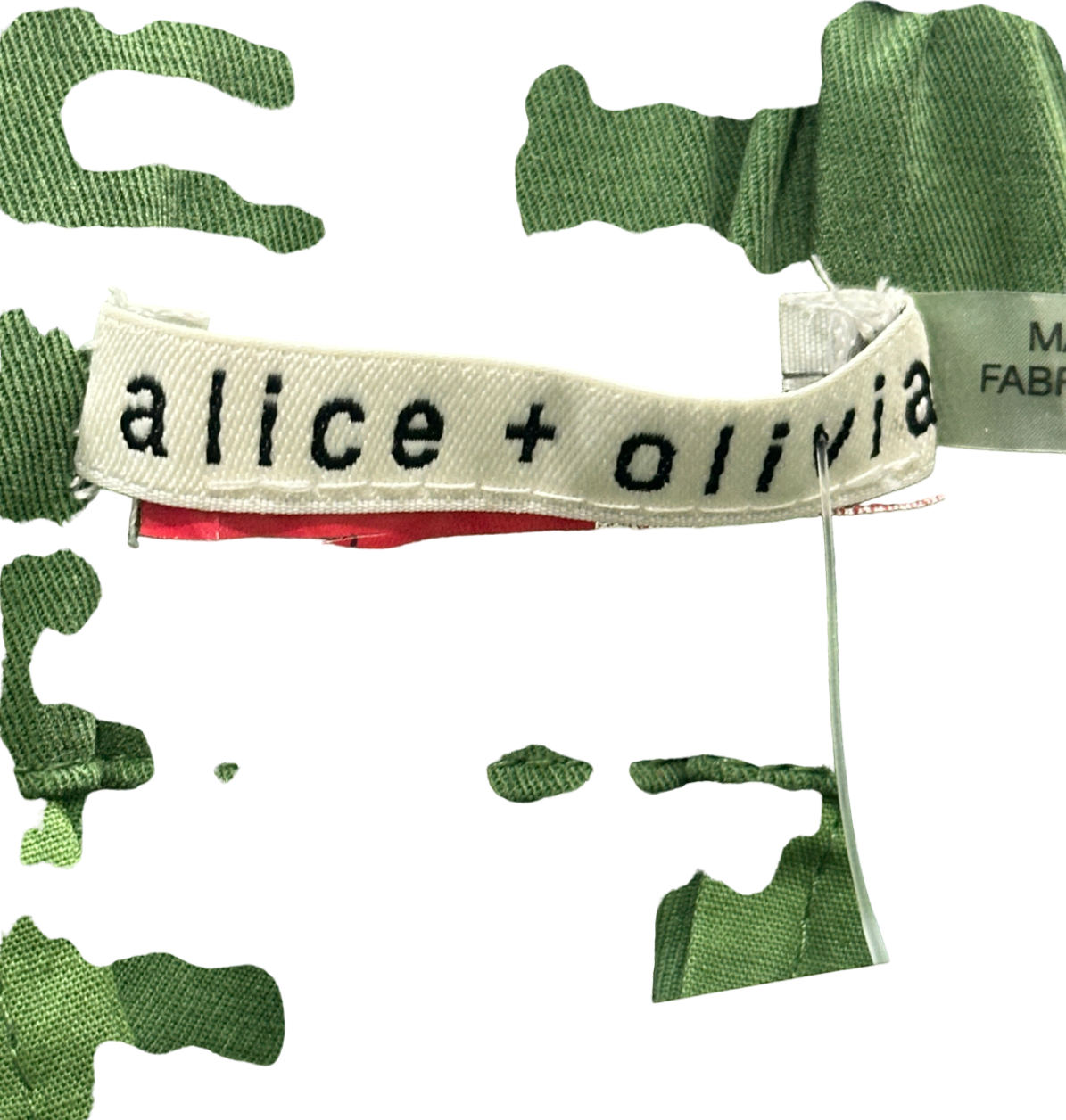 Alice + Olivia Green Cargo Trousers UK M