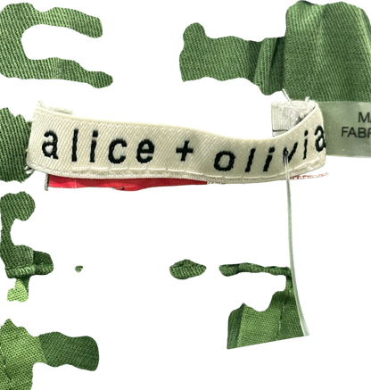 Alice + Olivia Green Cargo Trousers UK M