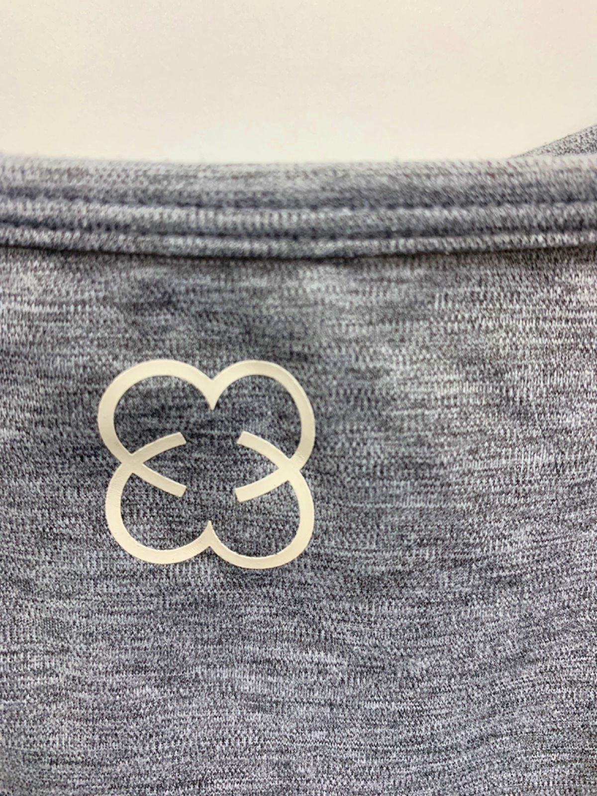 Saski Grey Crop Top and Shorts Set UK S