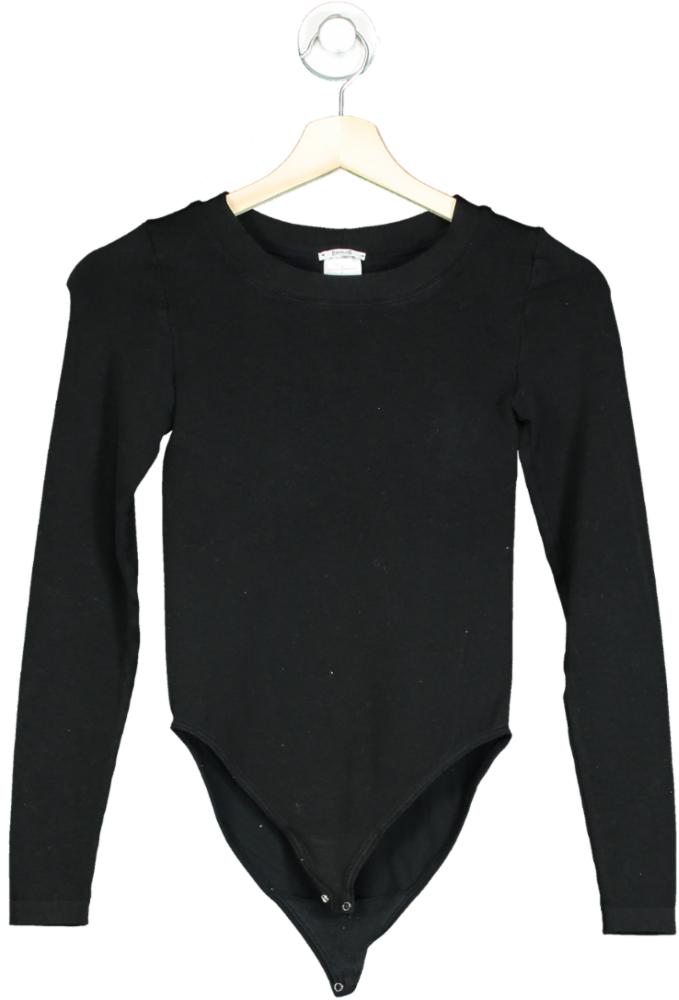 Wolford Black Long Sleeve Bodysuit UK S
