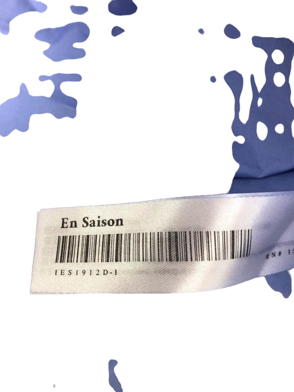 En Saison Blue Puff Sleeve Mini Dress UK XS