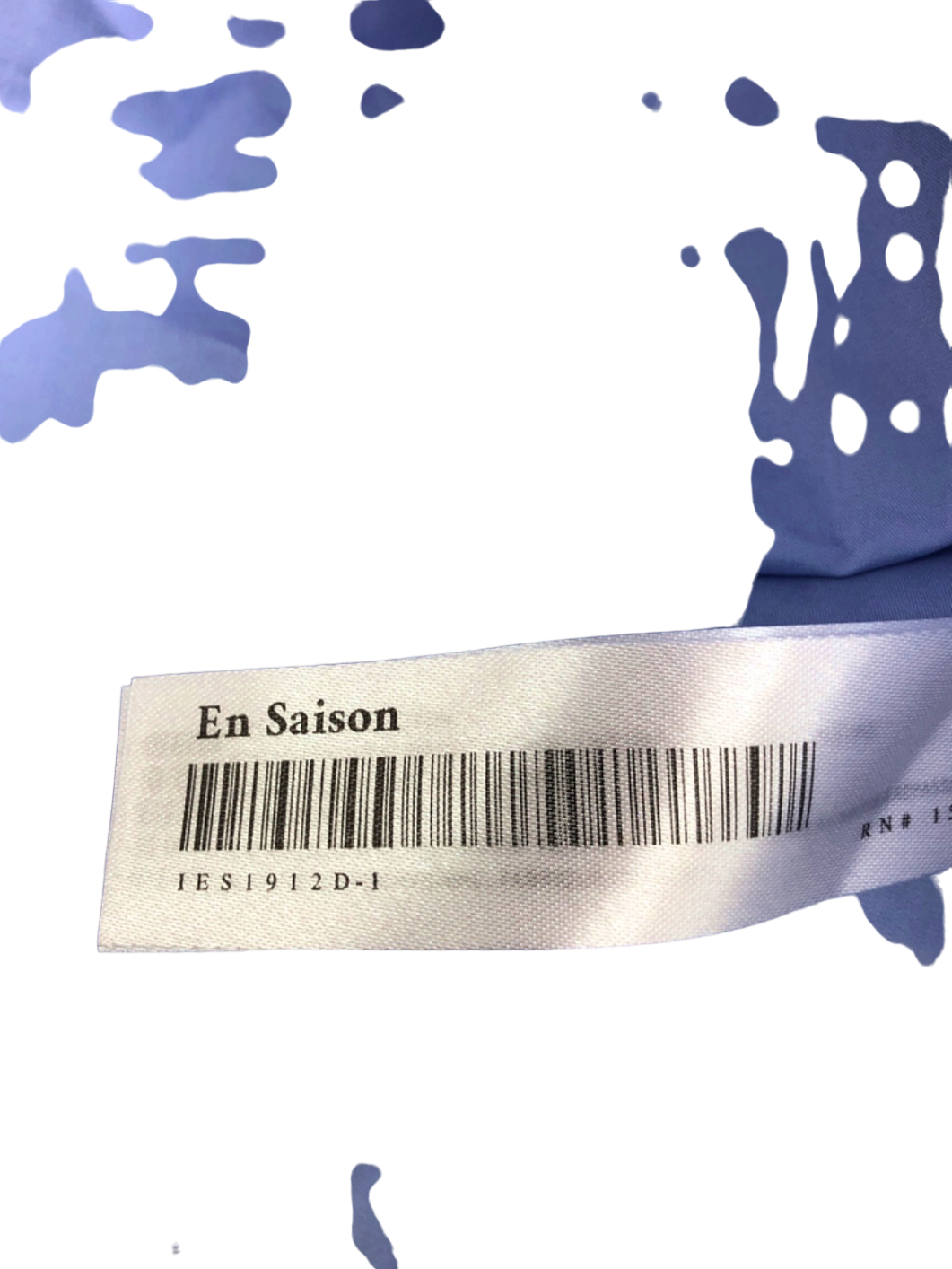 En Saison Blue Puff Sleeve Mini Dress UK XS