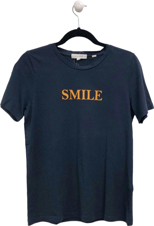 Chinti & Parker Navy Smile T-Shirt UK M