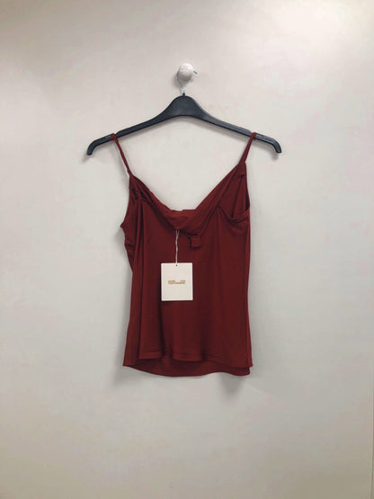 Diane Von Furstenberg Red Camisole and Skirt Set UK S