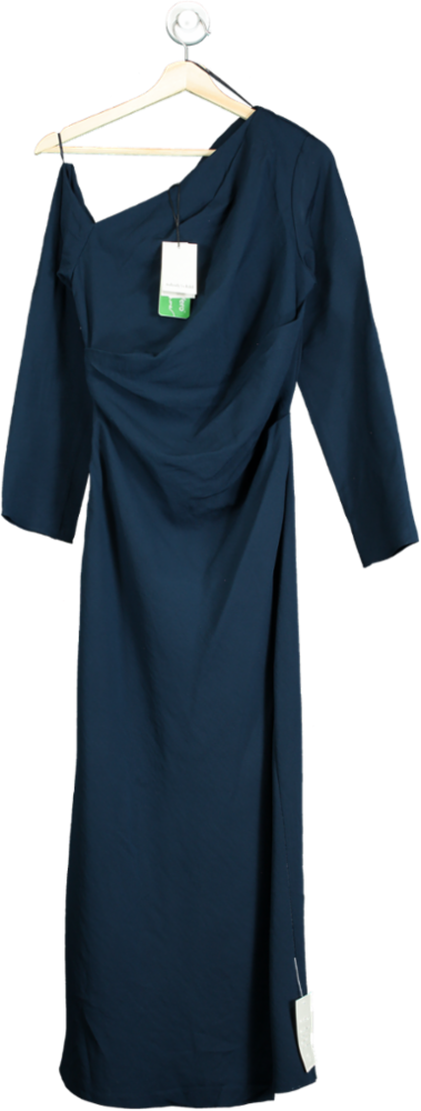 Nobody's Child Navy Katty Long Sleeve Dress UK 10