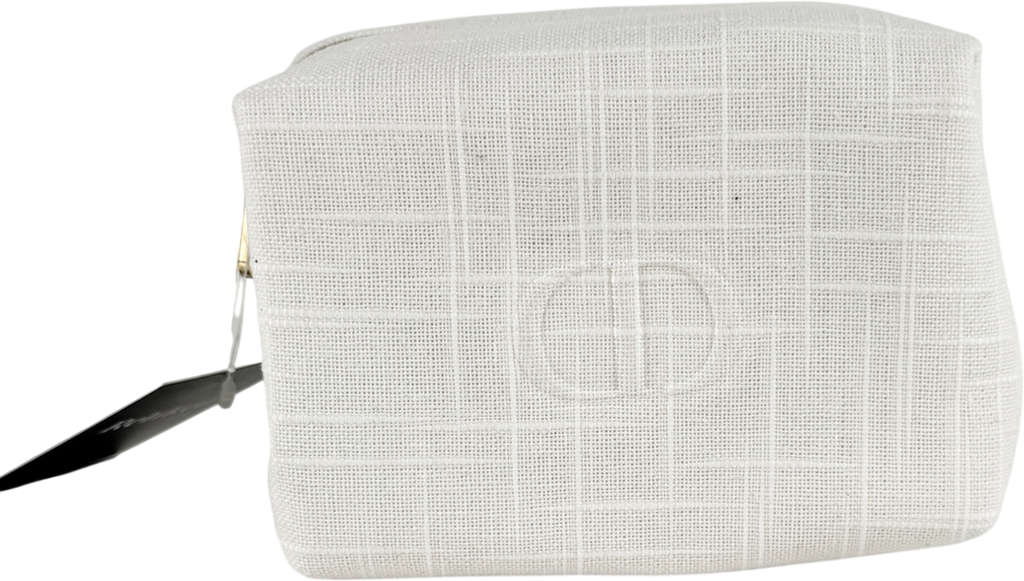 Christian Dior White Makeup Bag One Size