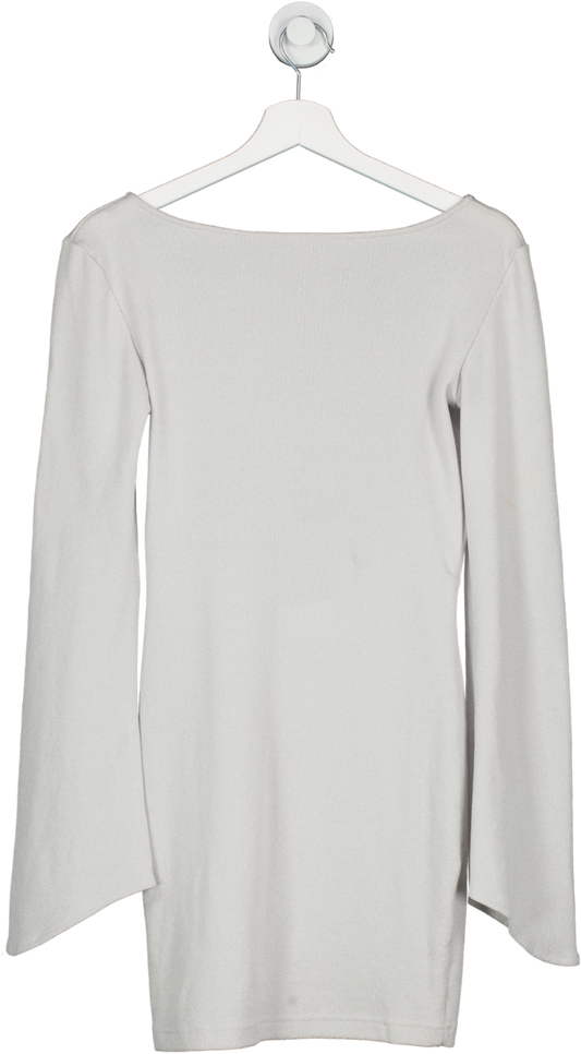 LAMARA LODNON Grey Low Cut Backed Dress UK XS/S