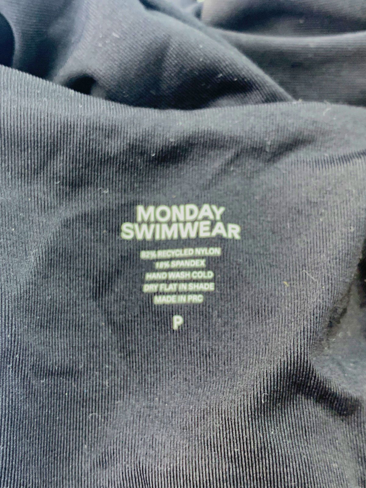 Monday Swimwear Black Bikini Set UK S/M