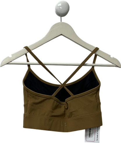 Varley Beige Let's Move Irena Bra UK S