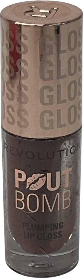 Revolution Pout Bomb Plumping Gloss Cool Nude 4.6ml
