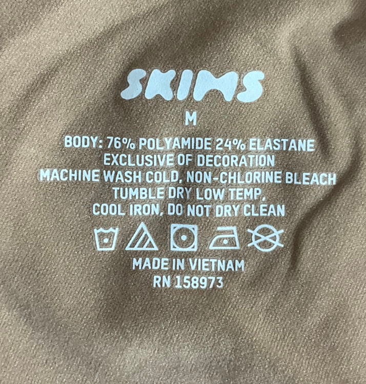 SKIMS Beige Fit Everybody Slip Dress - Sienna UK M