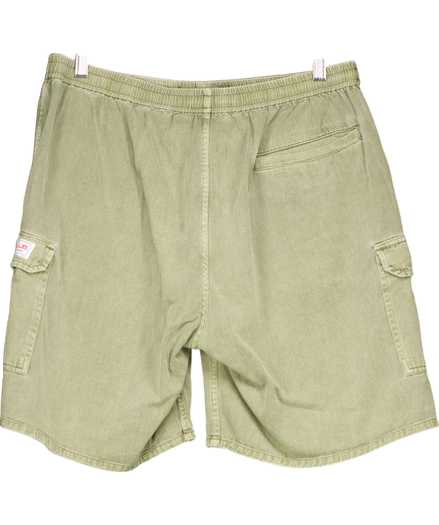 Rolla's Green Tradie Cargo Shorts UK L