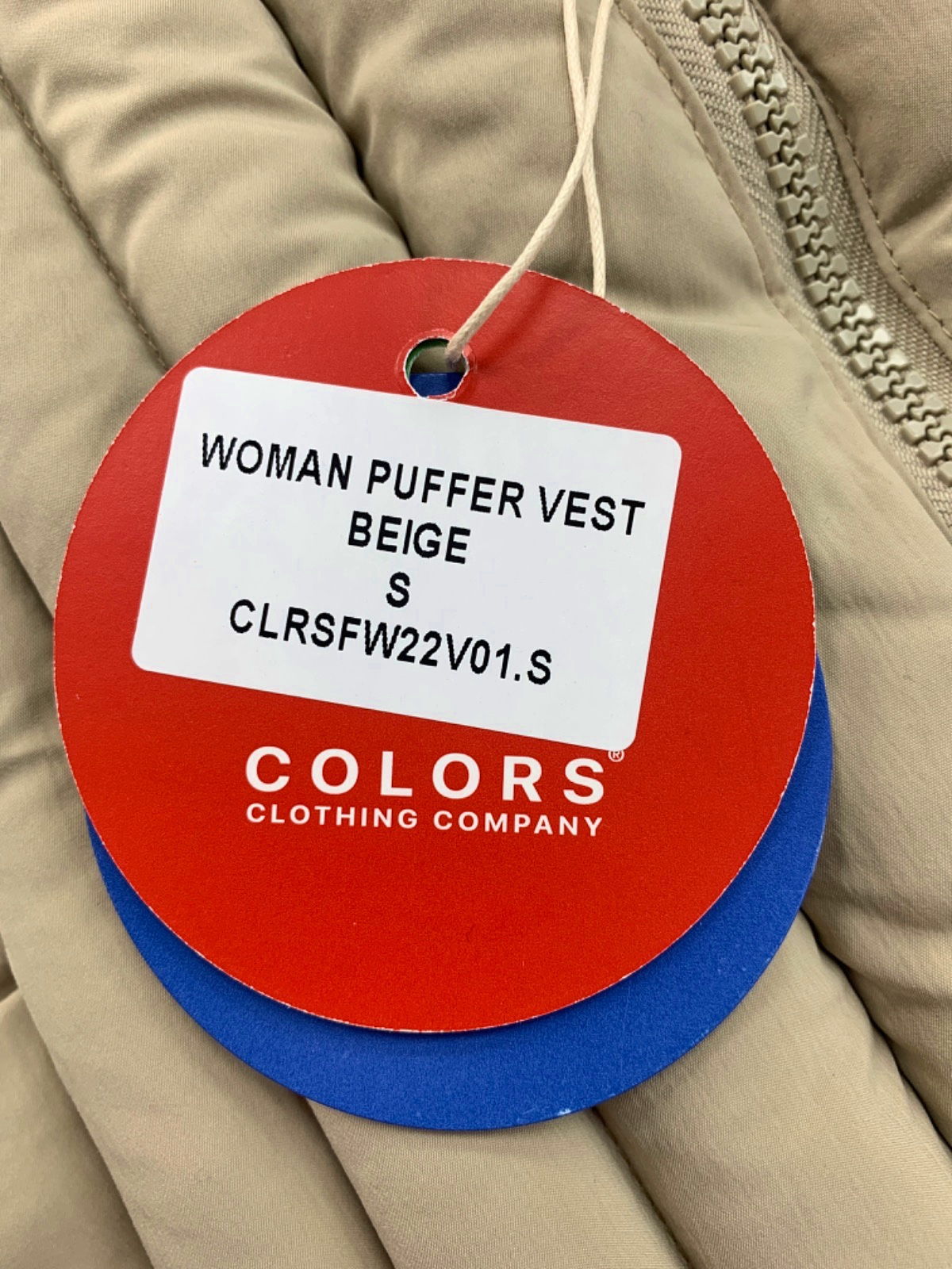 Colours Beige Woman Puffer Vest S