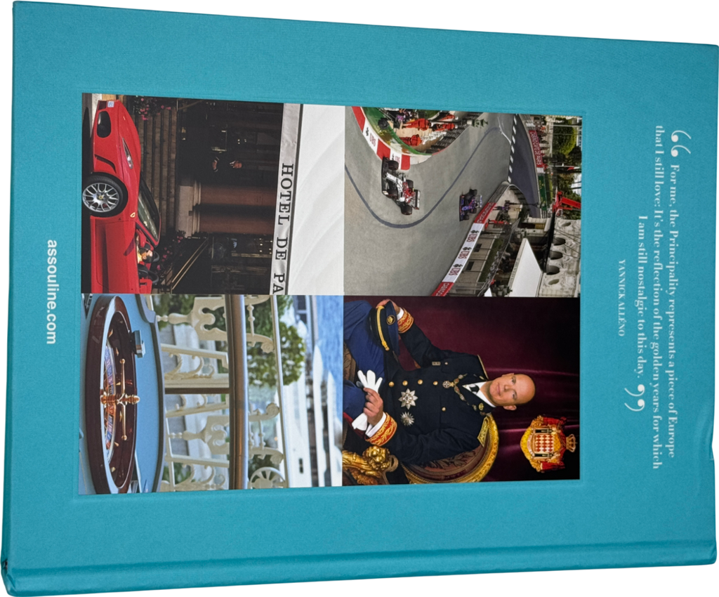 ASSOULINE Blue Monte Carlo Coffee Table Book One Size