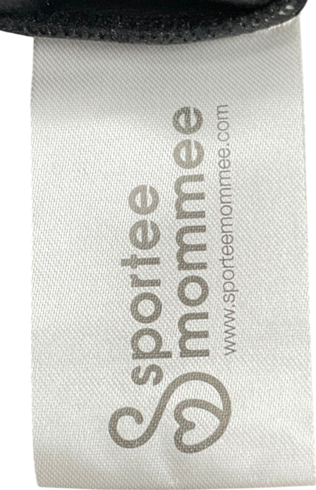 sportee mommee Black Vest Top UK S