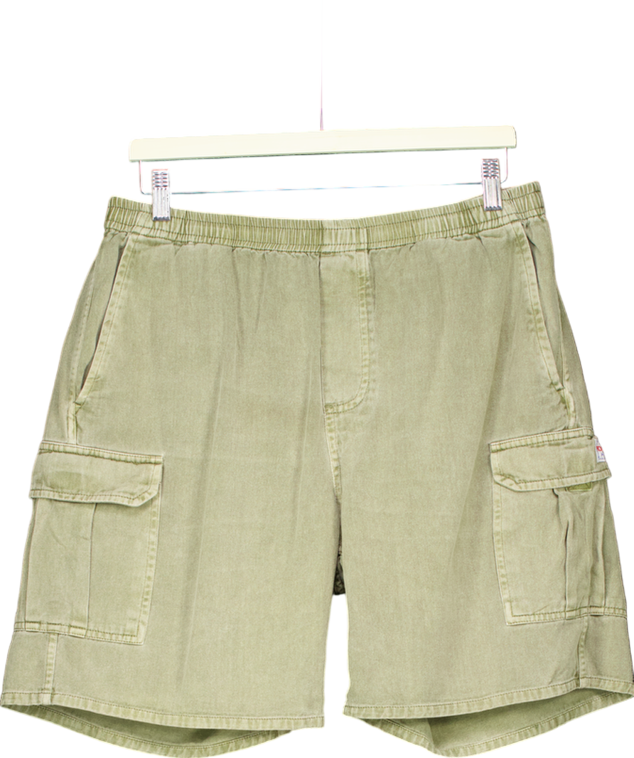 Rolla's Green Tradie Cargo Shorts UK L
