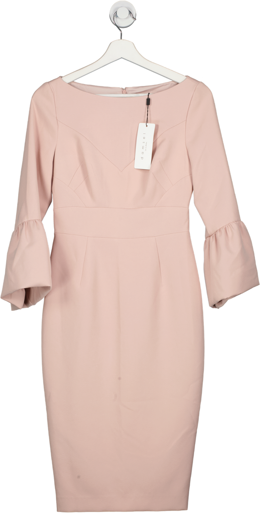 Damsel in a Dress Pink Elin Fluted Knee Length Dress UK 8