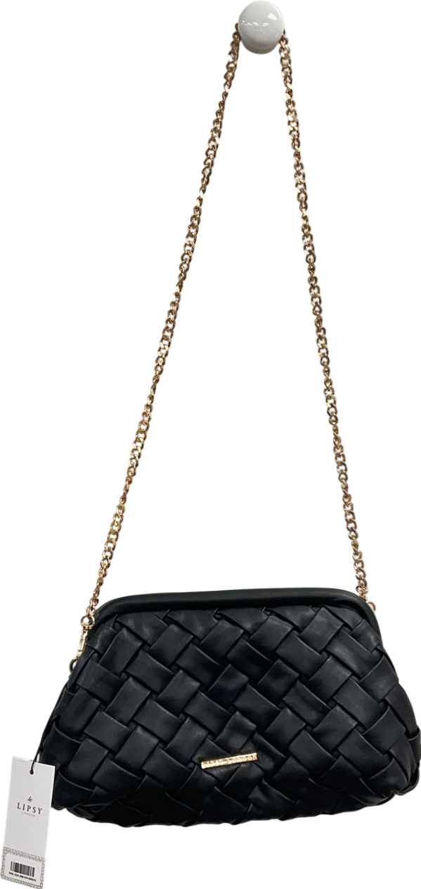 lipsy london Black Pouch Clutch Bag One Size
