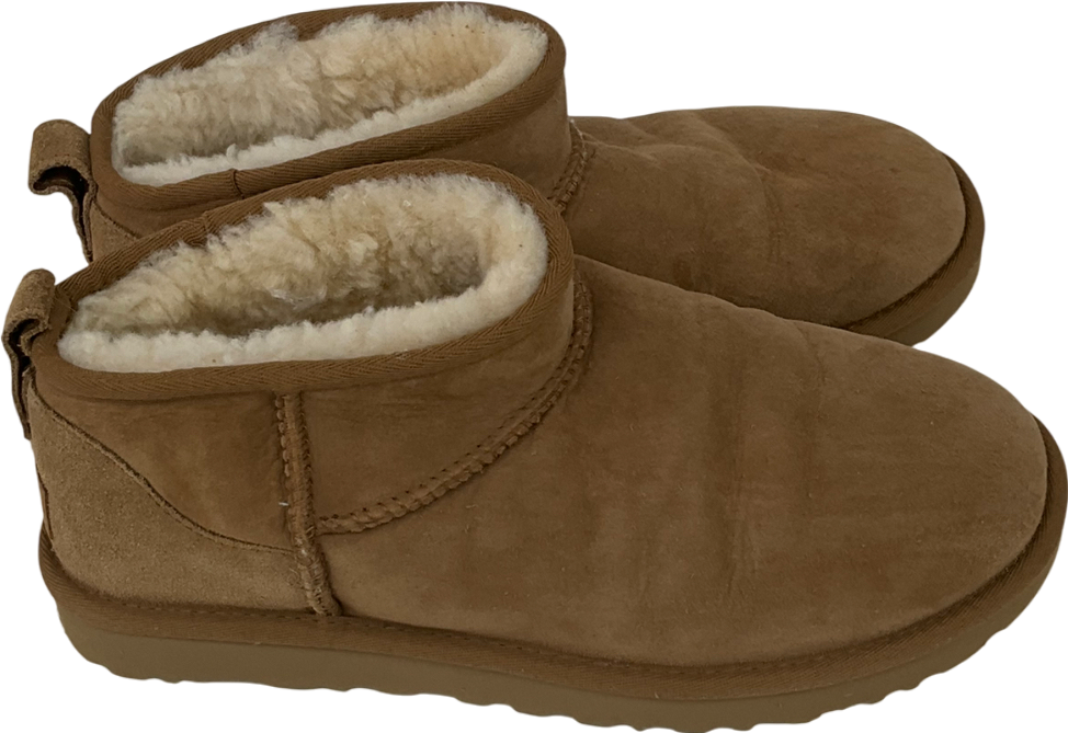UGG Brown Classic Ultra Mini Boot UK 7 EU 40 👠