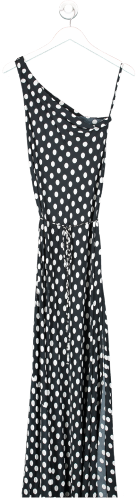 Alexandra Miro Black And White Polka Dot Maxi Dress UK XS