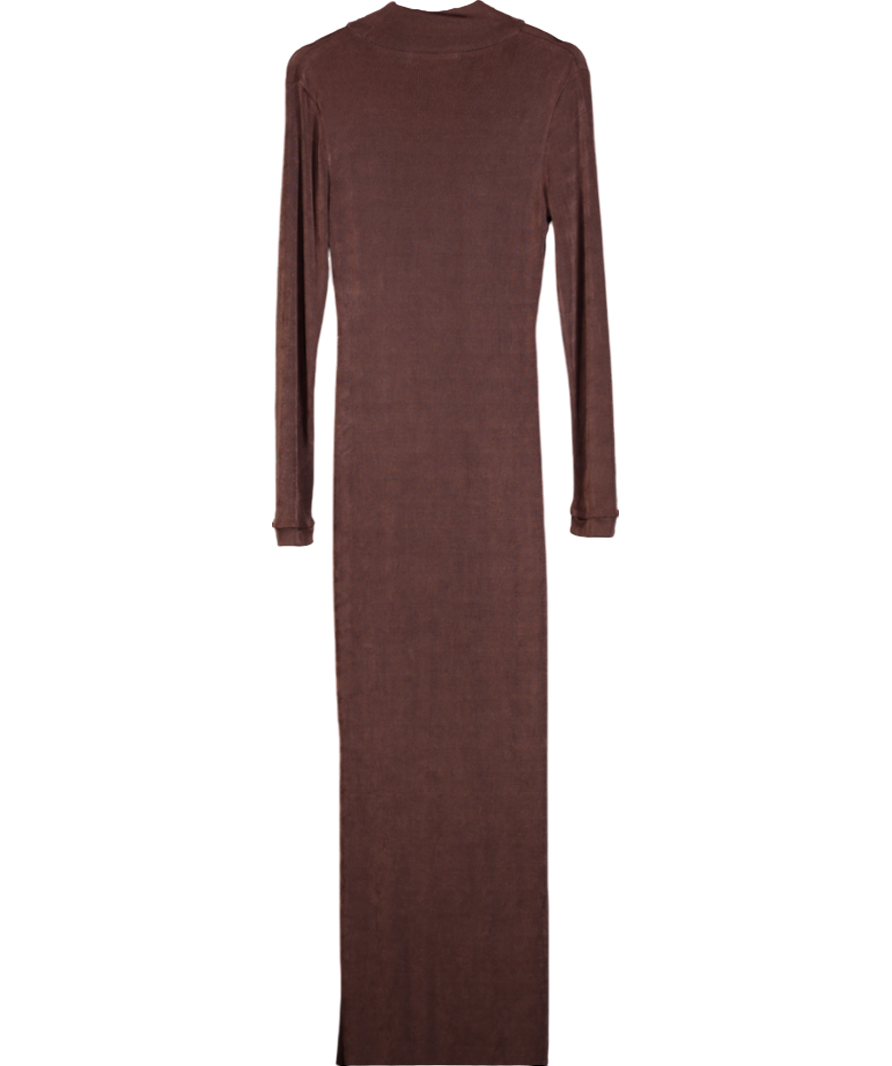 ALB Anne Louise Brown High-neck Long Sleeve Maxi Dress UK S