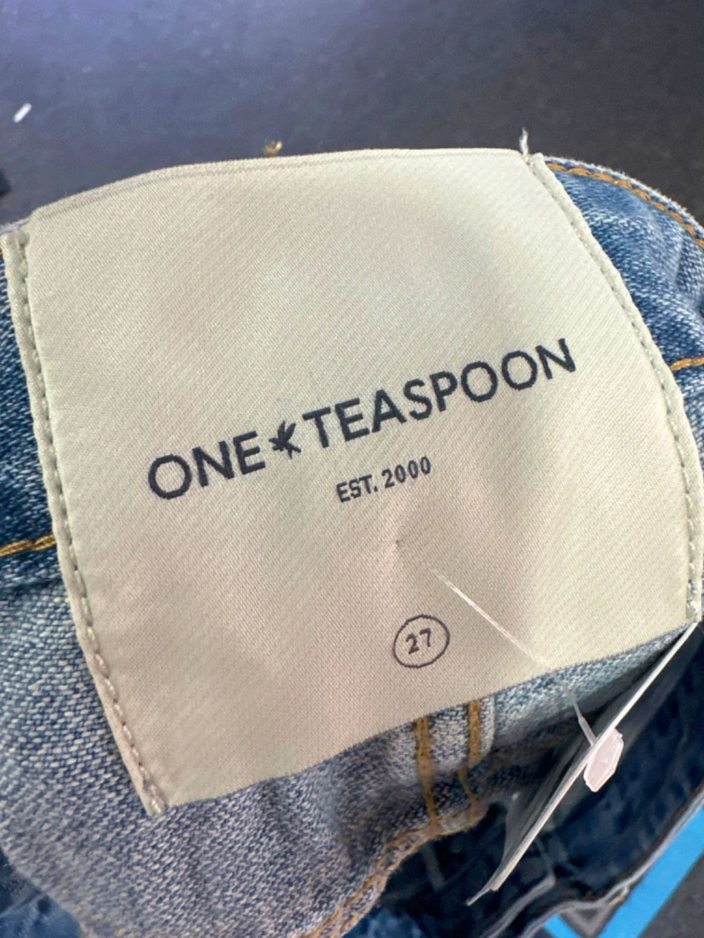 One Teaspoon Blue Denim Shorts UK W27