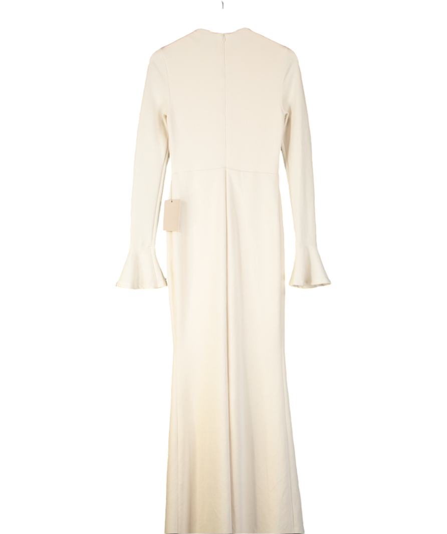 OddMuse Cream The Ultimate Muse Knitted Long Sleeve Maxi Dress UK M