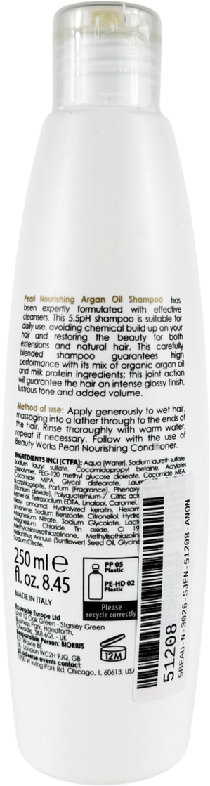 Beauty Works Pearl Nourishing Shampoo Sulphate Free 250ml