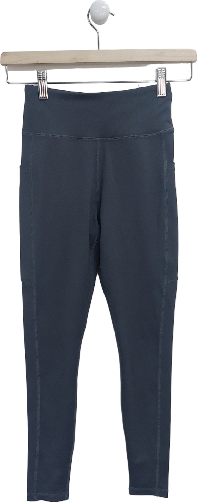 Pocket Sport Grey High Waist Leggings UK XXS