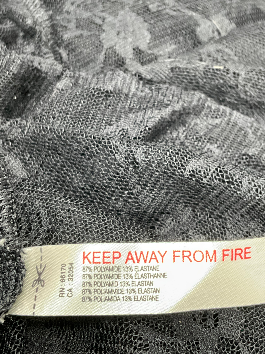 Free People Black French Courtship Half Slip UK M