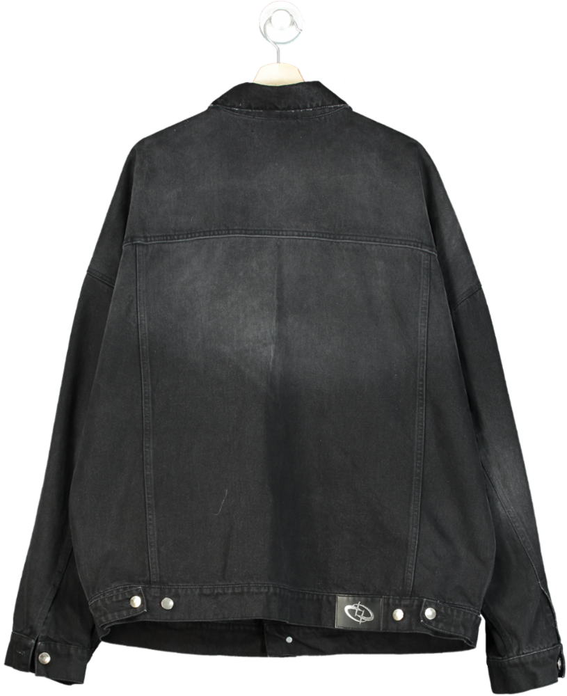 Arcana Black Denim Jacket UK M