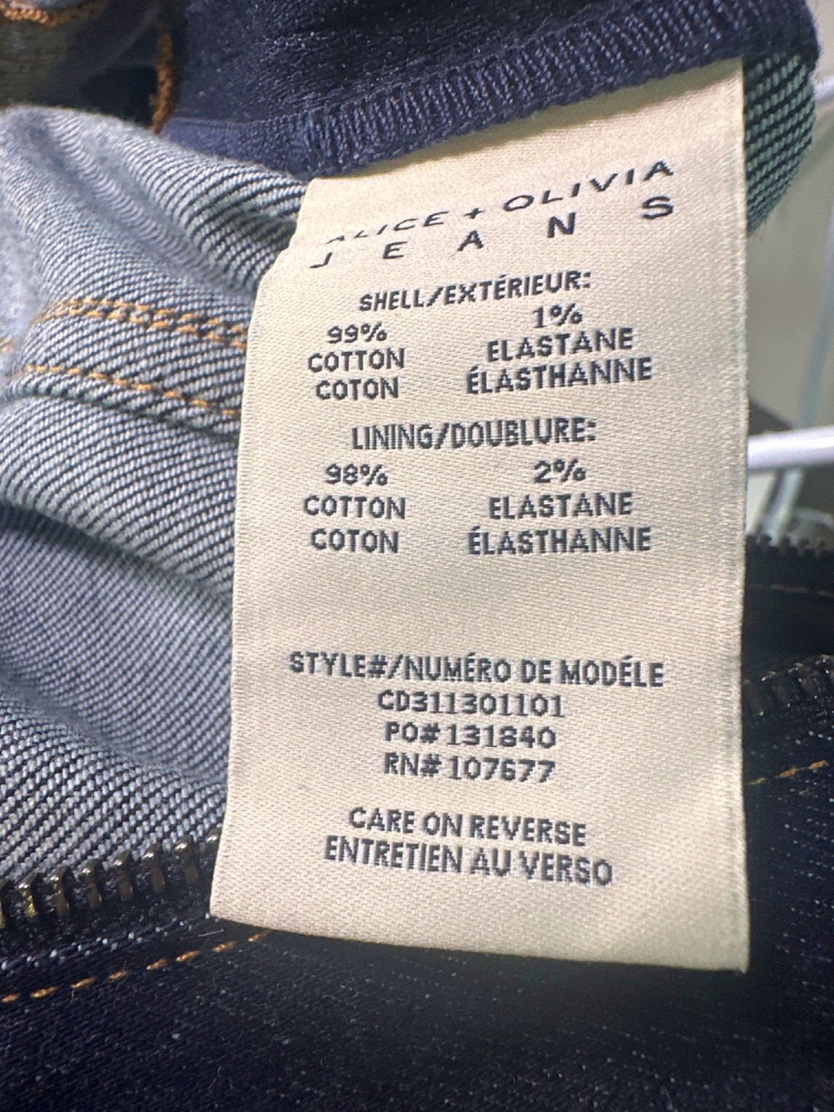 Alice + Olivia Blue Denim Jumpsuit Size 26