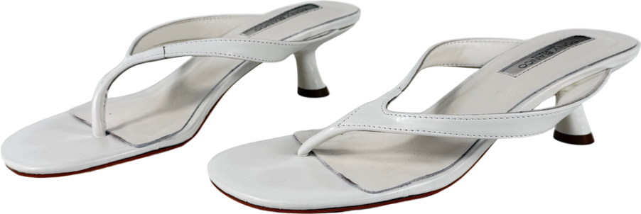 TONY BIANCO White Krista Sandal UK 5 EU 38 👠